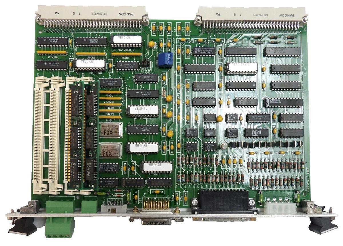 Used Brooks Automation BRD-T5-SLOTO-C VME Controller PCB Assembly Working Surplus