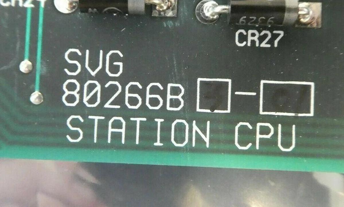 Used SVG Silicon Valley Group 80266B3-01 Coater Station CPU PCB Card 90S DUV Working