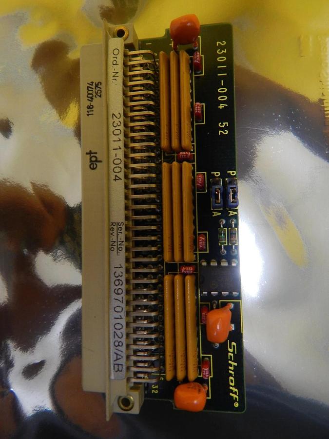 Used Schroff 23011-004 Backplane PCB Assembly Lot of 3 KLA-Tencor 5107 Used Working