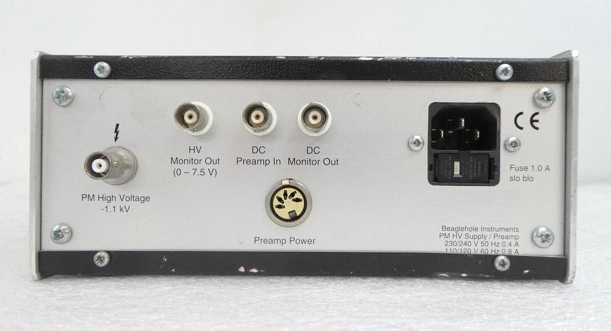 Used Beaglehole Instruments 1.1kV Photomultiplier HV Supply Preamp Working Surplus