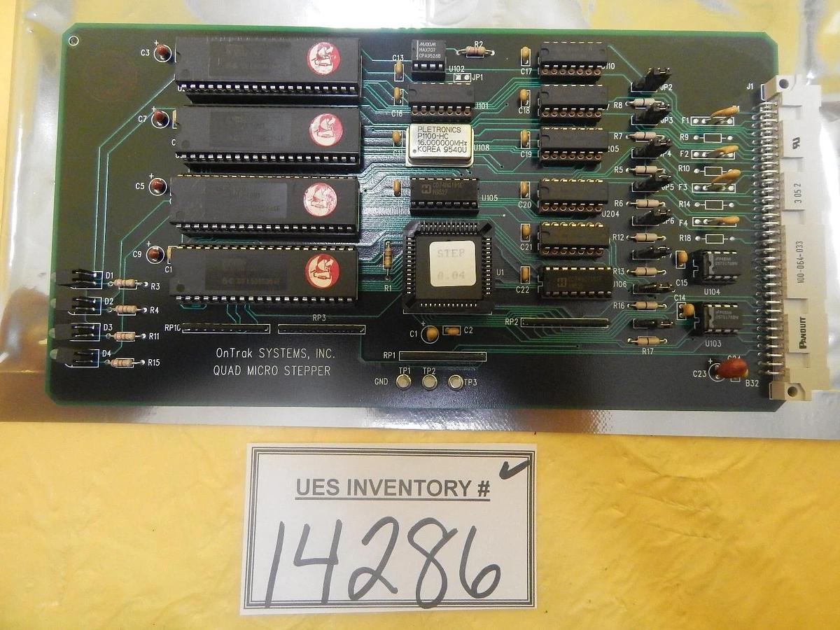 Used OnTrak Systems 22-8875-005 Quad Micro Stepper PCB Card Used Working