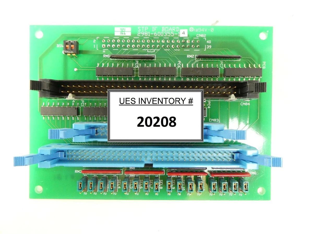 Used TEL Tokyo Electron 2981-600355-14 STP IF Board PCB 2908-600355-11 ACT12 Working