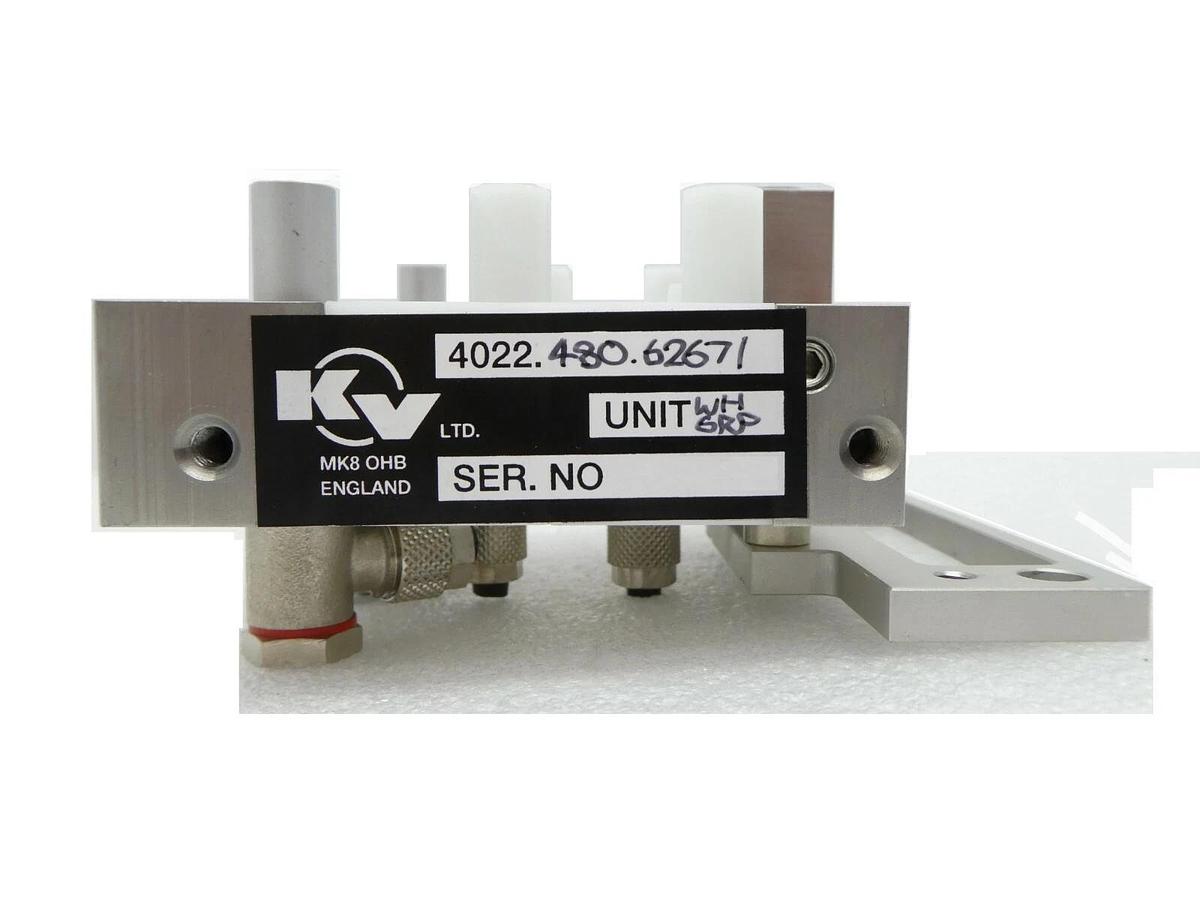 Used KV Automation 4022.480.62671 Pneumatic Manifold Unit WH GRP WS-1/RS1 Working