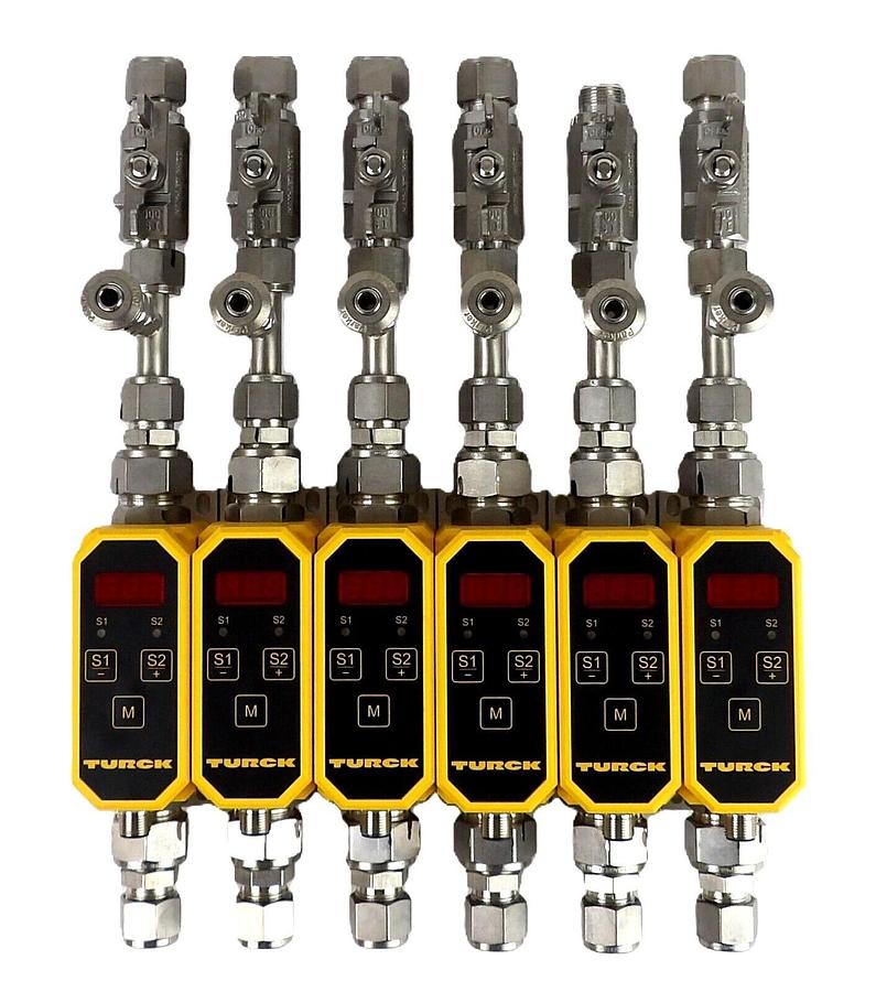 Used Turck FCI-D15A4P-2ARX-H1160/D209 Flow Control Monitor Module Lot of 6 Working