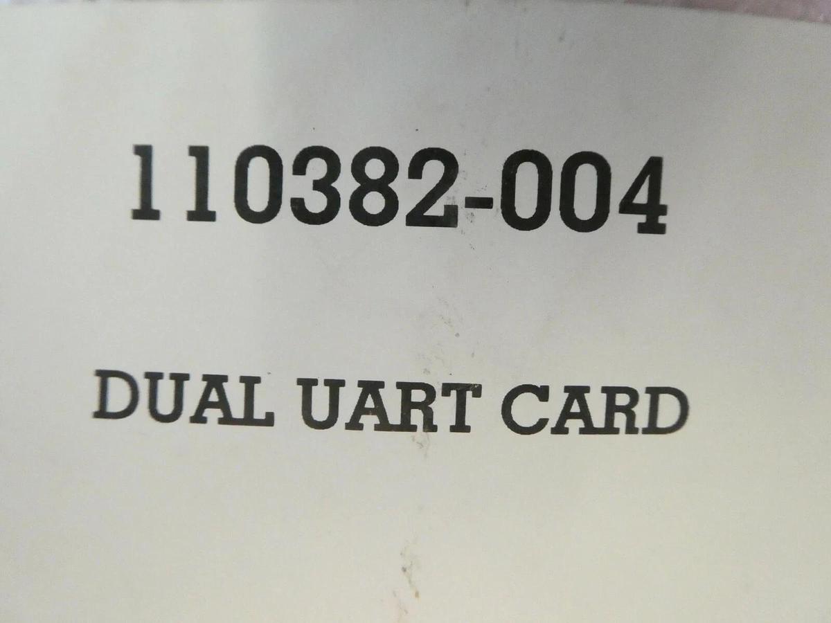 Used Pro-Log 7304 Dual Uart PCB Card 110382-004 Thermco Working Surplus