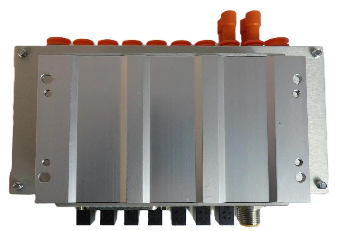 Used SMC VV5Q21-ULB990061 8-Port Pneumatic Valve Manifold EX160-SDN1 Working