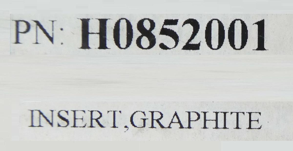 Varian Ion Implant Systems H0852001 Graphite Insert Reseller Lot of 3 New Spare