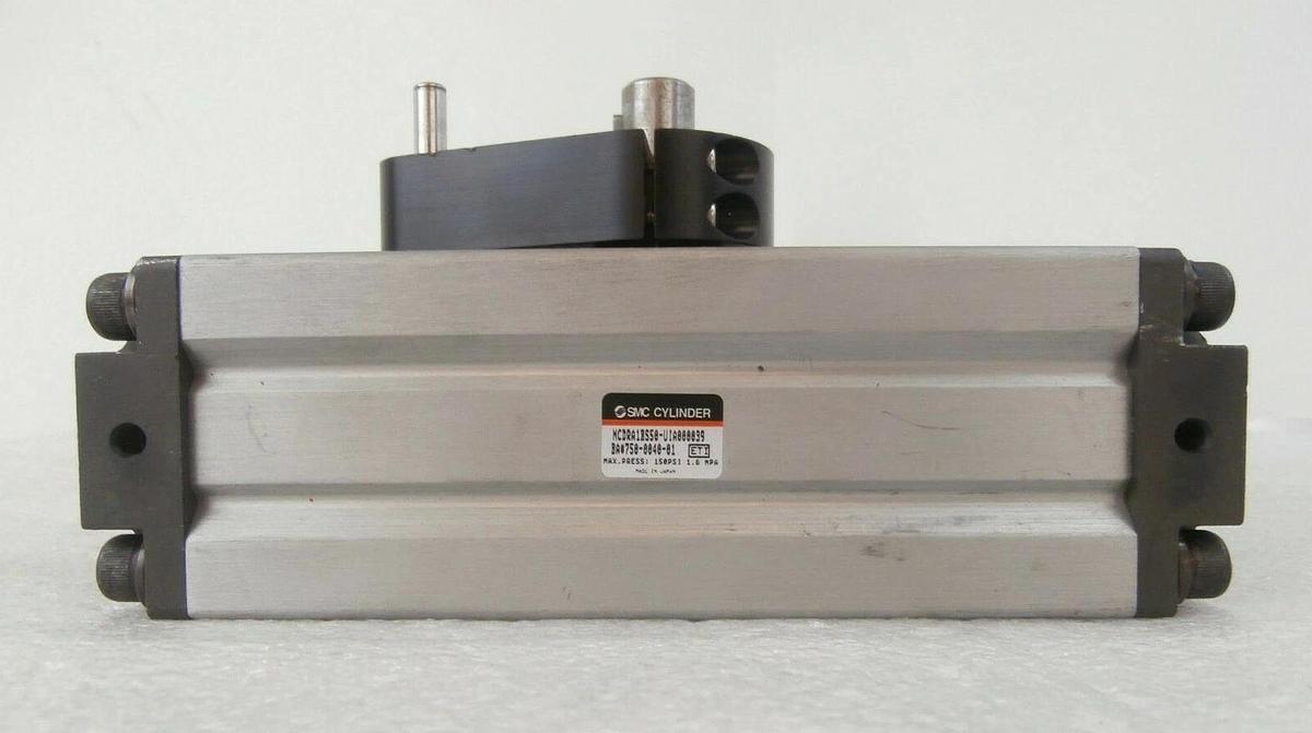 Used SMC NCDRA1BS50-UIA000039 Pneumatic Rotary Actuator Cylinder Lot of 4 Working