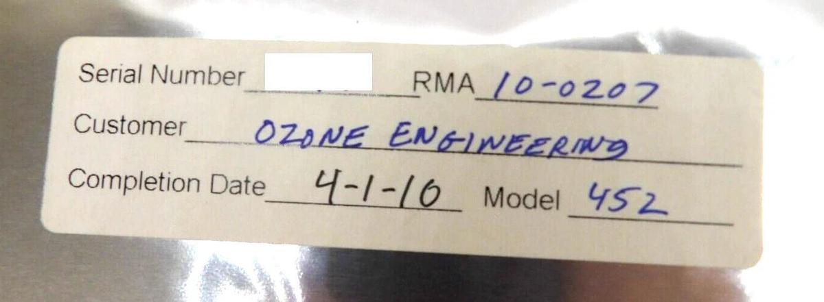 Refurbished Teledyne Instruments 048880300 Ozone Processor Sensor M452 OEM Refurbished