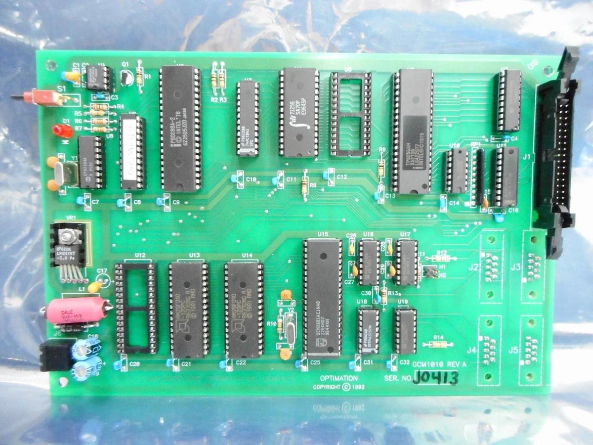 Used Optimation GCM1010 VMB Processor Board PCB Rev. A Missing Components As-Is