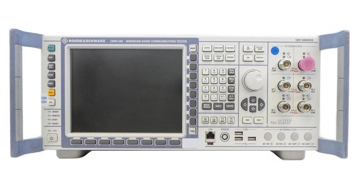 Used Rohde & Schwarz 1201.0002K50 Wideband Radio Comm Tester CMW 500 V 3.5.131
