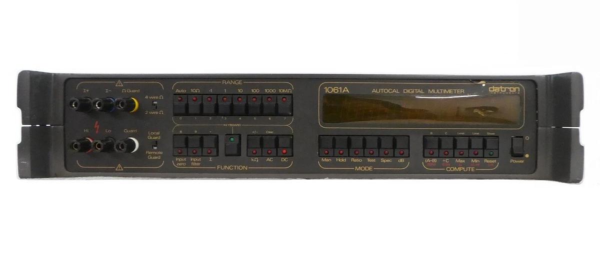 Used Datron Instruments 1061A 5.5 Digit Autocal Digital Multimeter Untested Surplus