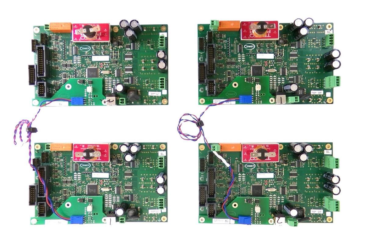 Used Comet 10011143.00 RF Match Network Control PCB 10011176.01 Lot of 4 Working