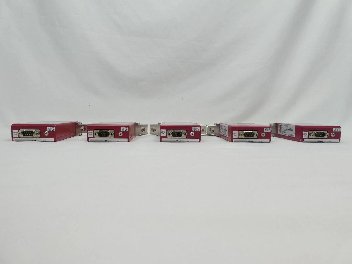 Used STEC SEC-7340M Mass Flow Controller MFC 3 SLM Ar Reseller Lot of 5 Working