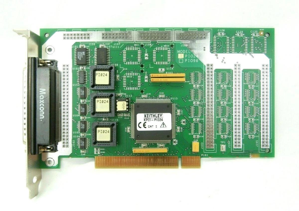 Used Keithley Instruments KPCI-PIO24 Data Acquisition PCB Card PIO24 Working Spare
