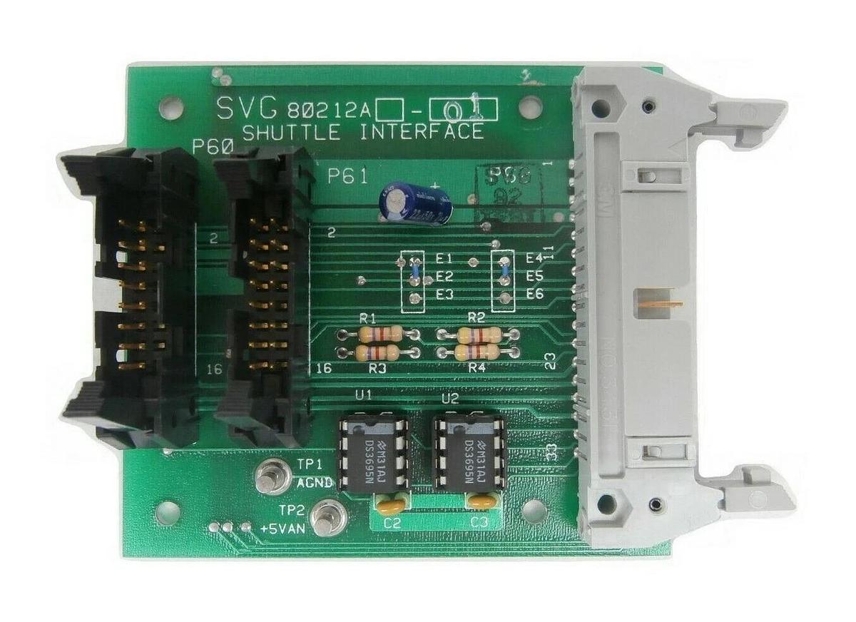 Used SVG Silicon Valley Group 80212A-01 Shuttle Interface PCB 99-80212-01 Working