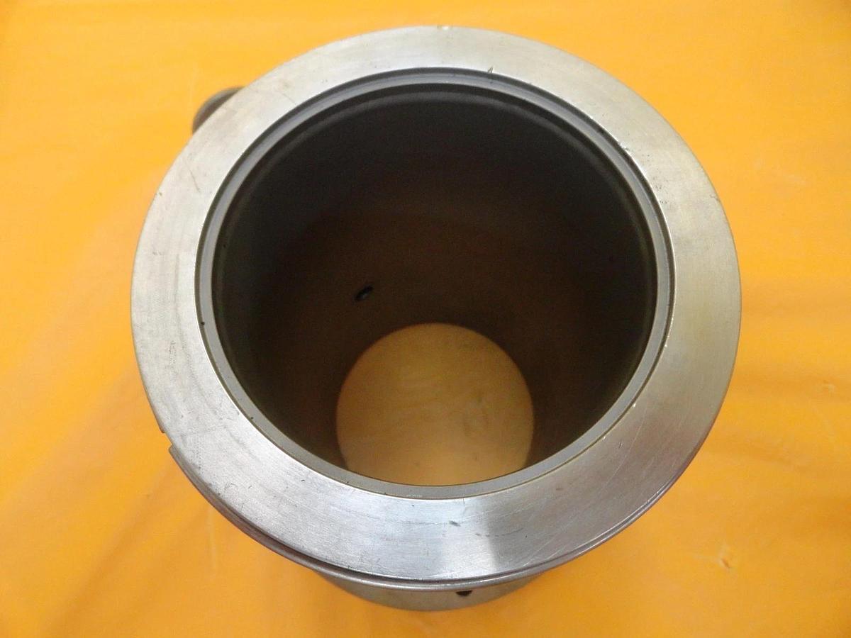 Used Fuji High Vacuum Nipple Tee QF100 LF Rotatable ISO100 ISO-F SS-DLTW4 6.75" Used