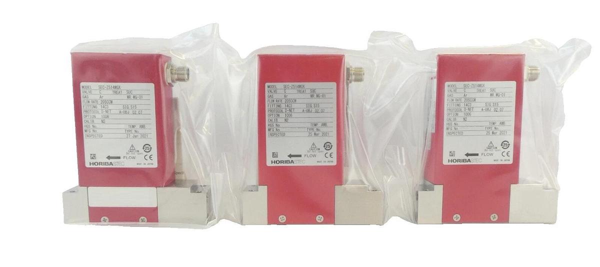 Horiba STEC SEC-Z514MGX Mass Flow Controller MFC AMAT 0190-33184 Lot of 3 New