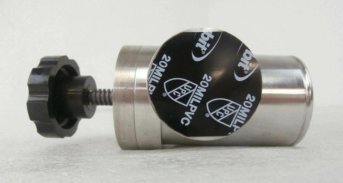 Used MDC Vacuum Products KIV-150 Manual Pneumatic In-Line Valve 320054 Working Spare
