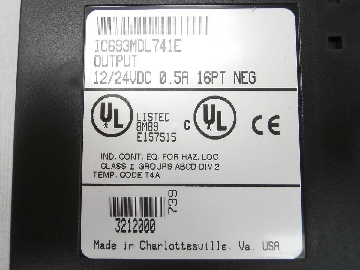 Used GE Fanuc Series 90-30 10-Slot PLC Control System IC693PWR321S IC693MDL741E Used