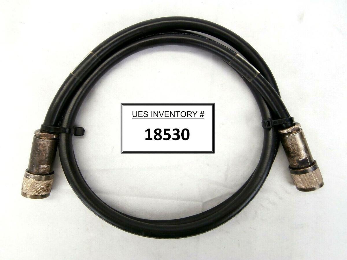 Used Lam Research 853-707093-001 RF Cable 4.5 Foot FPD Continuum Working Spare