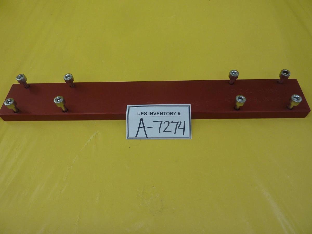 Used SMC 72-252832-00 Slit-Valve Actuator Blank-Off Plate Used Working