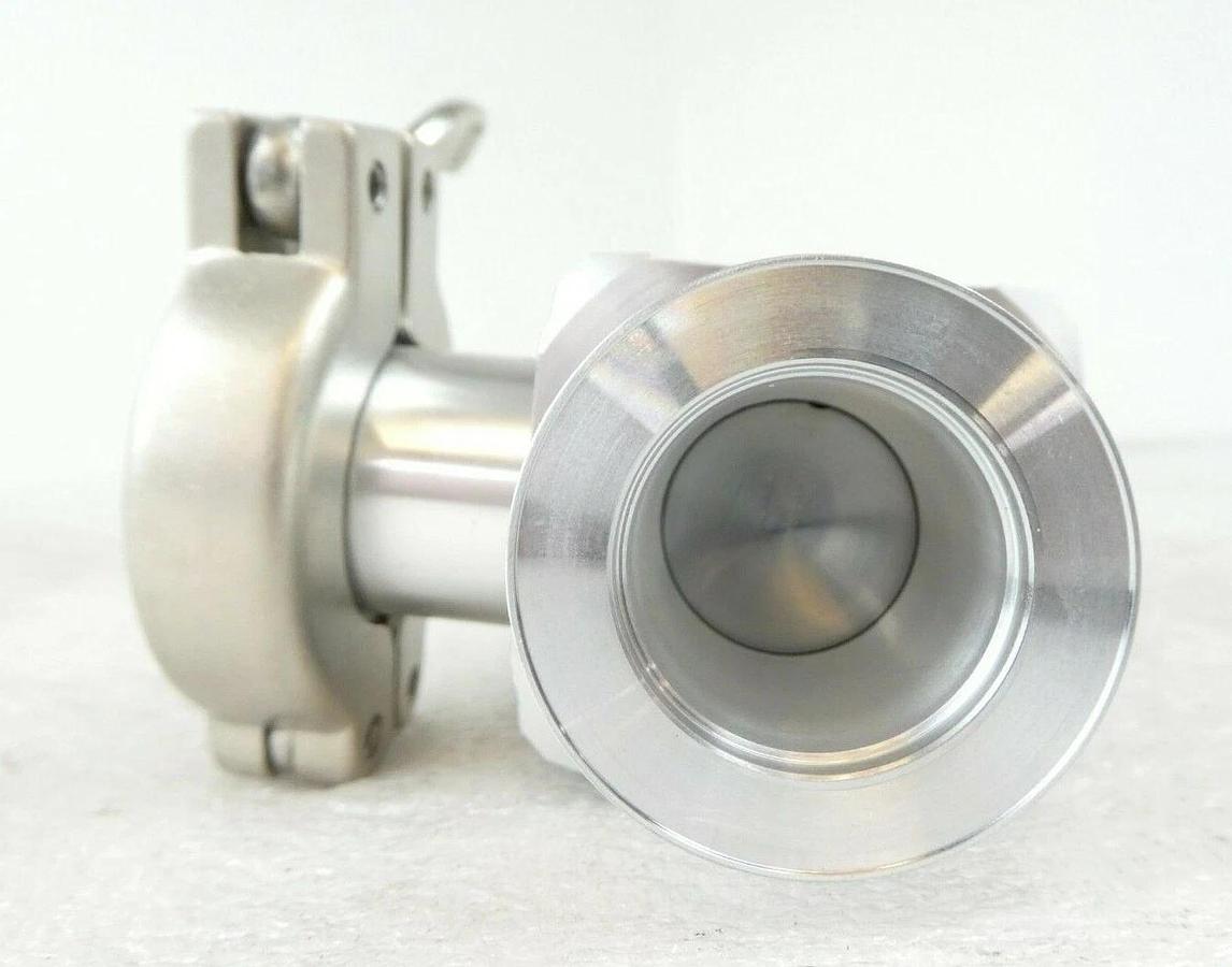 Used SMC XLH-25 High Vacuum Angle Valve Lot of 2 TEL Tokyo Electron Trias Working