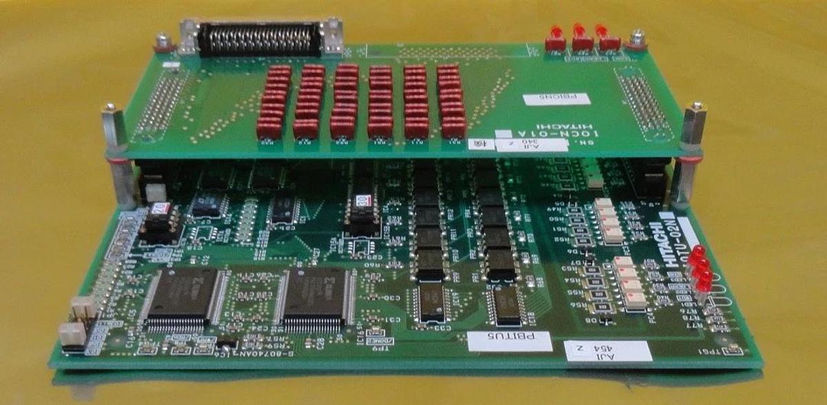 Used Hitachi IOTU-02N Relay Interface Board PCB Used Working