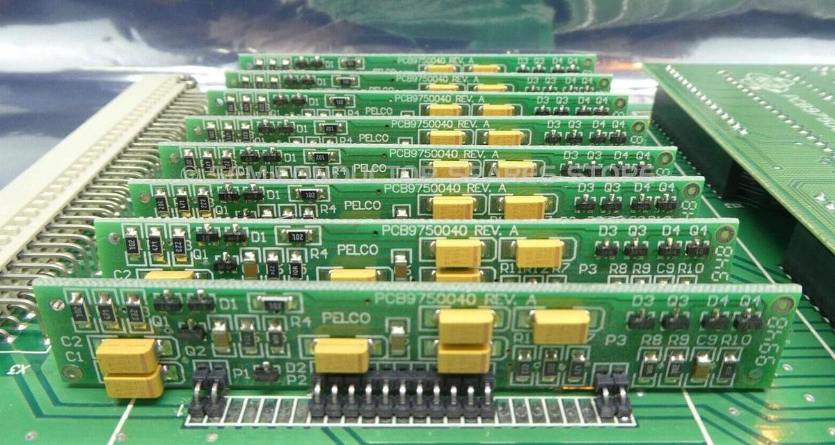 Used Pelco PCB9750003 I/O PCB PCB9750005 PCB9750040 Working Surplus