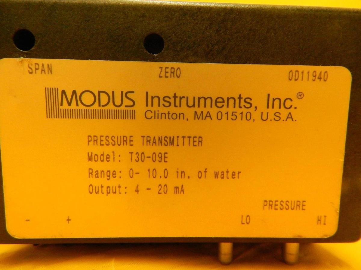 Used Modus Instruments T30-09E Pressure Transmitter Reseller Lot of 3 Used Working
