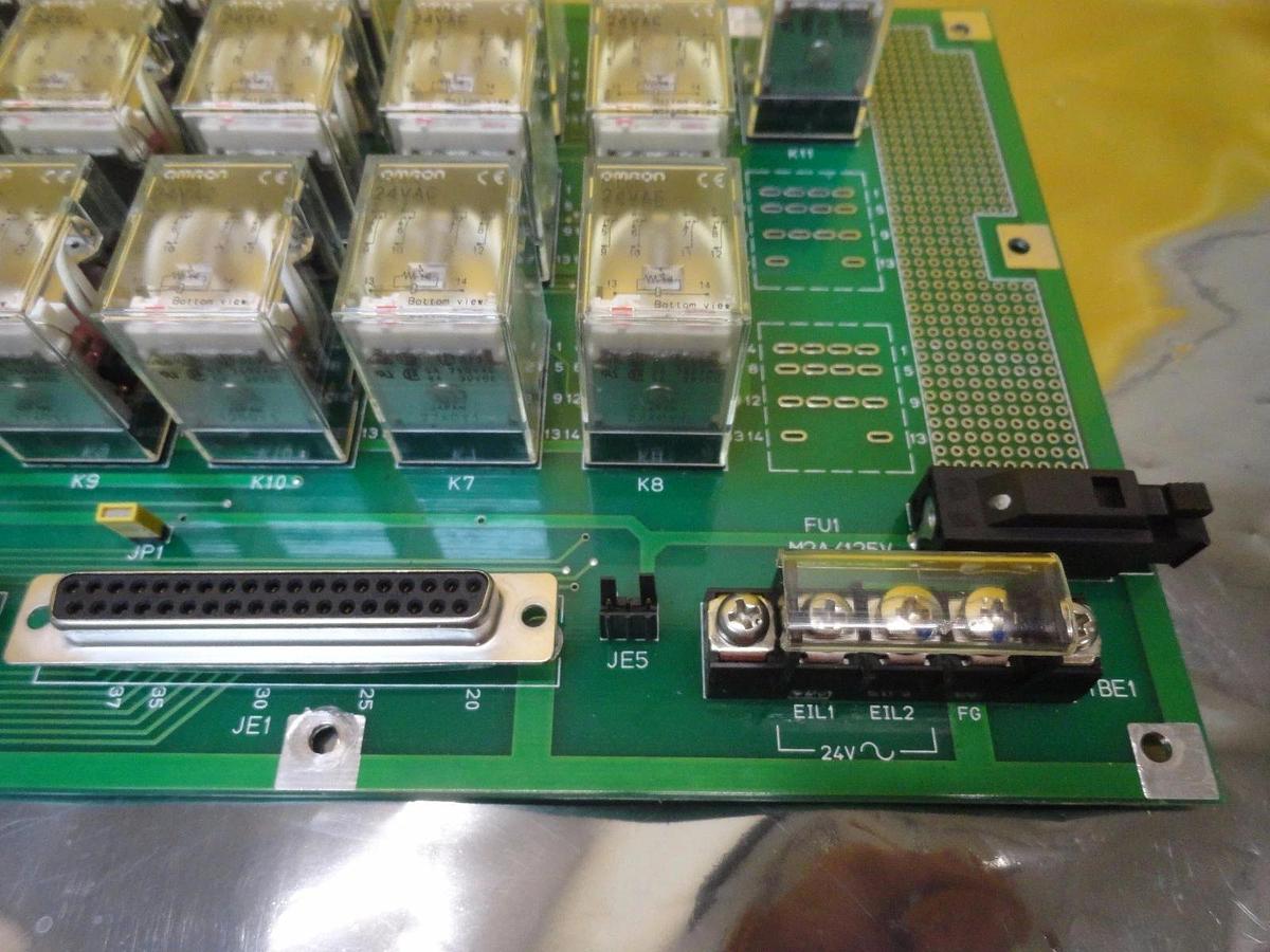 Used Nikon CS017-008 Relay Control Board PCB KSN-1 NSR-S204B Step-and-Repeat Used