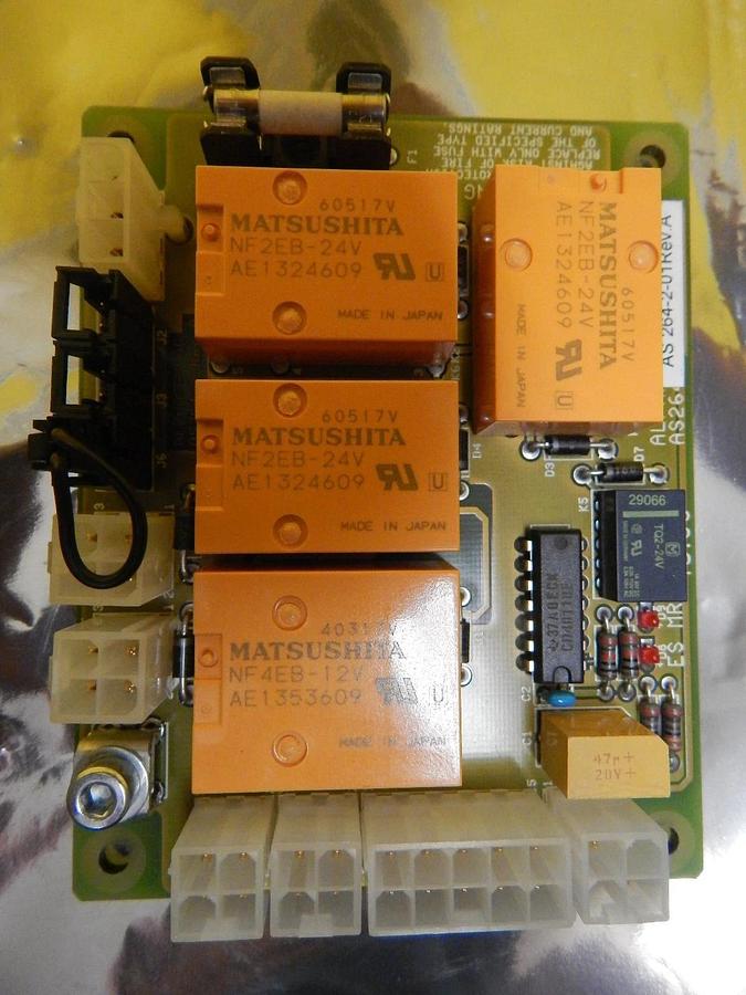 Used Alphasem AG AS264-2-01 Relay Board PCB AS264-2 Used Working