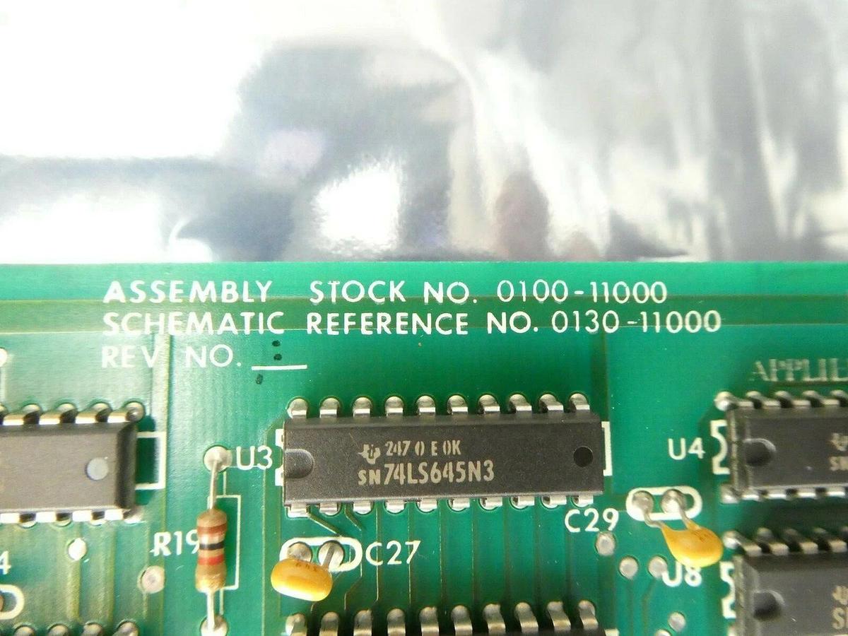 Used AMAT Applied Materials 0100-11000 Analog Input PCB Card Precision 5000 Working