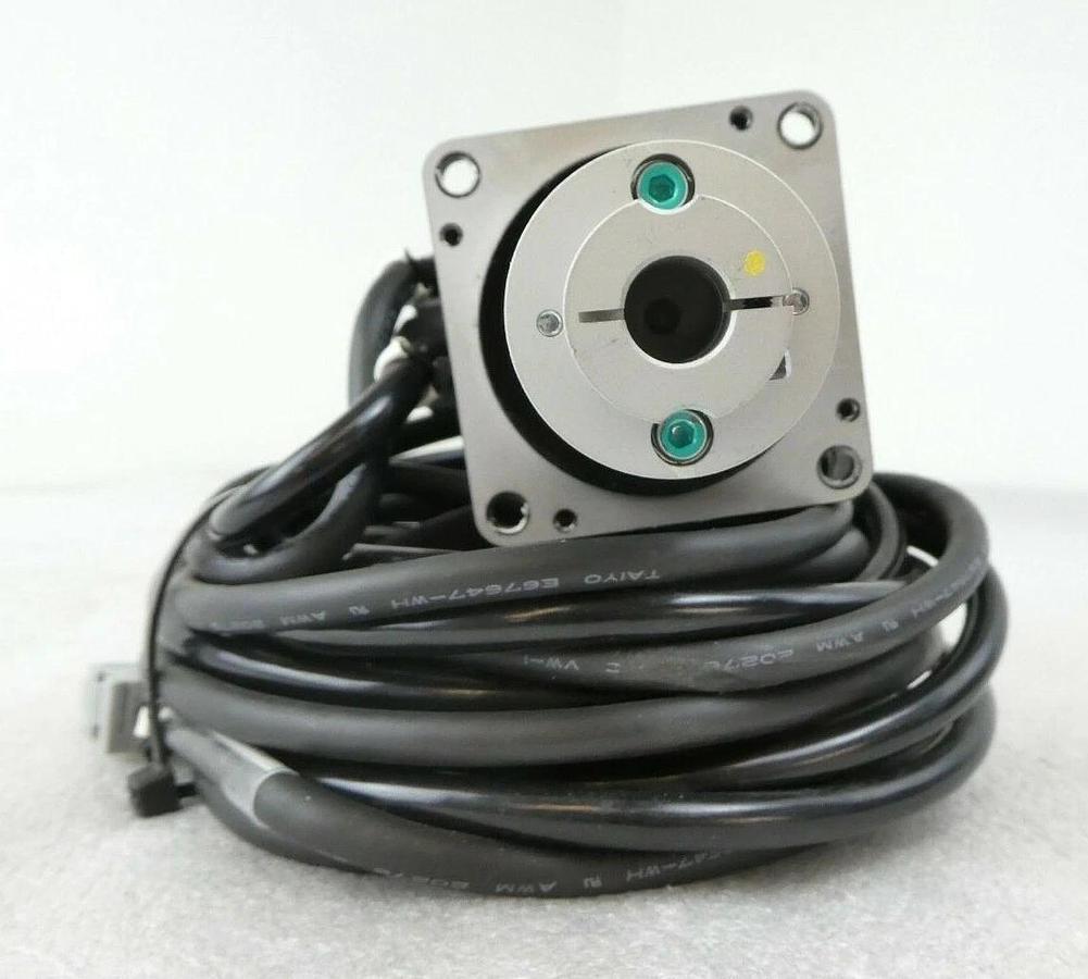 Used Yaskawa Electric SGMJV-02AAA21 AC Servo Motor Rudolph F30 Working Surplus