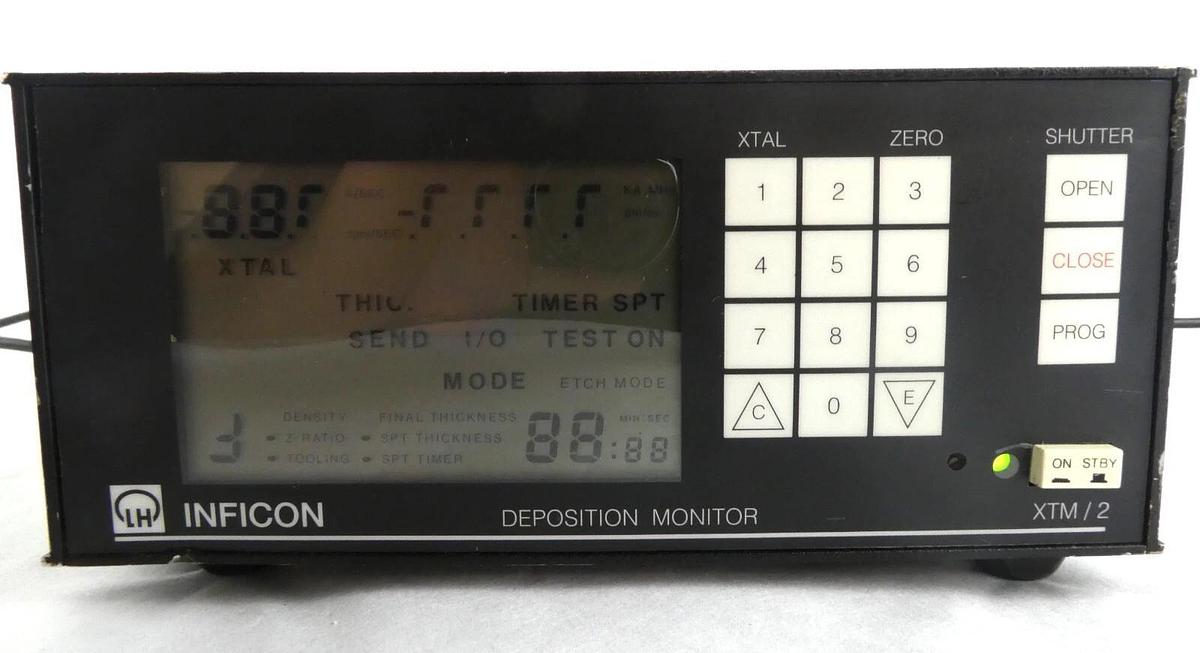 Used Inficon 758-500-G1 Thin Film Deposition Monitor XTM/2 Working Spare Surplus