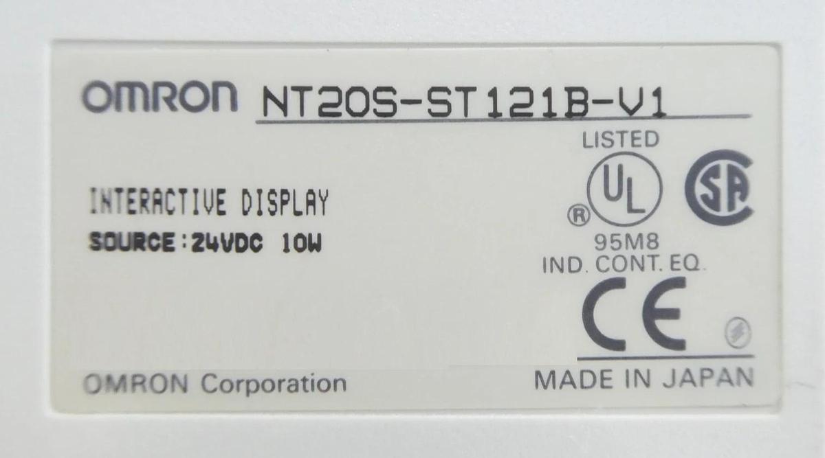 Used Omron NT20S-ST121B-V1 Operator Interface Touch Screen Working Surplus