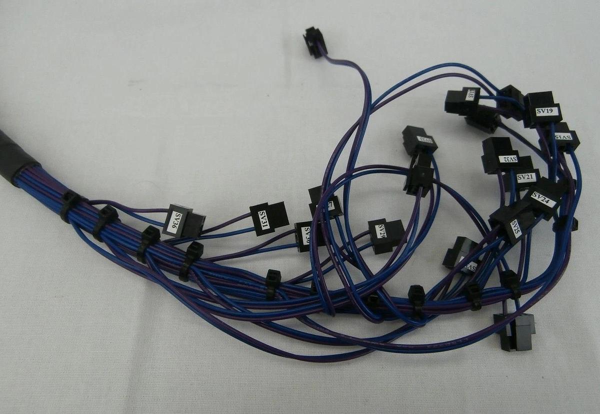 Used Aviza Technology 166759-002 Solenoid Harness Pack to Gas Board Cable New