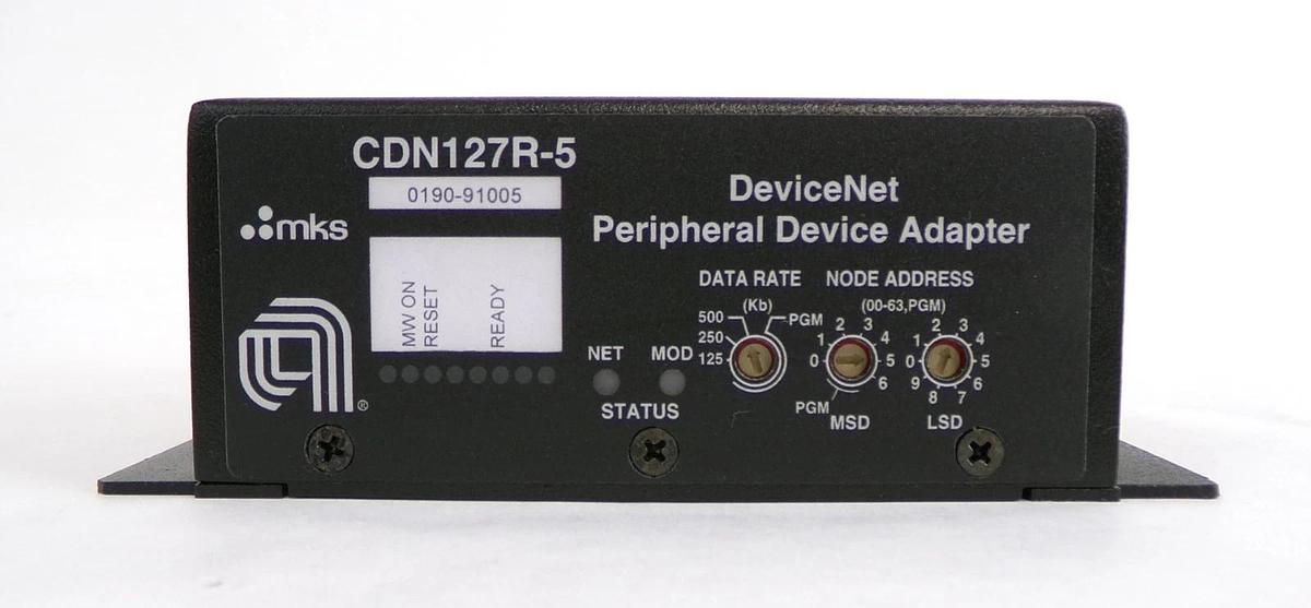 MKS Instruments CDN127R-5 DeviceNet Peripheral Adaptor Lot of 2 New