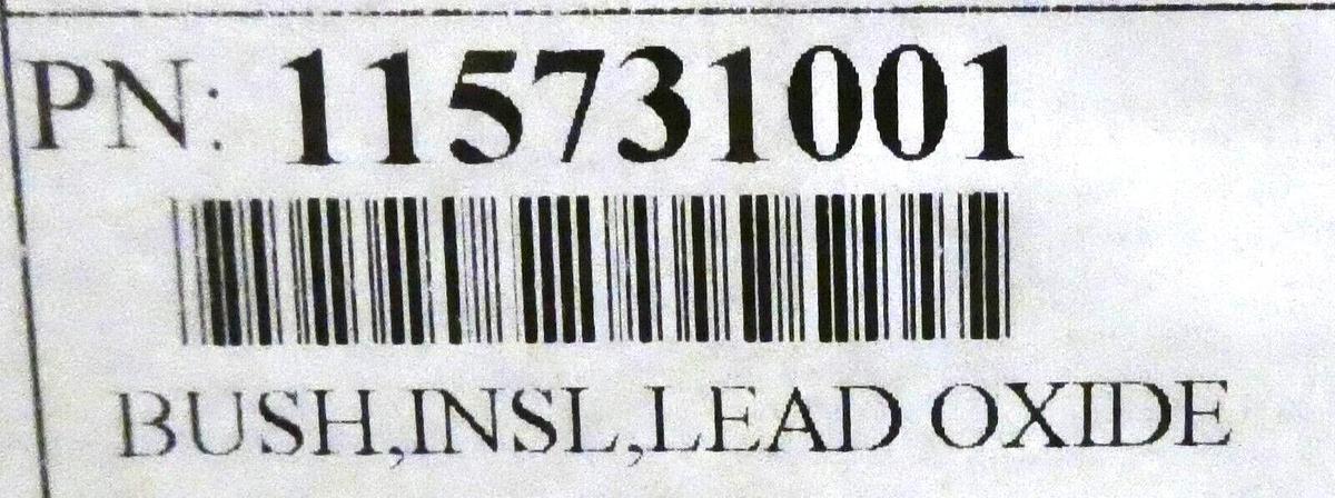 Varian Ion Implant Systems 5731001 Ion Source Bushing Insulator HV Implanter New