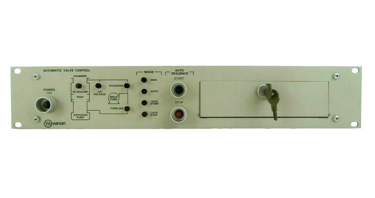 Used Varian 971-1016 M2-014 Vacuum Pump Automatic Valve Control Meter VSEA Working