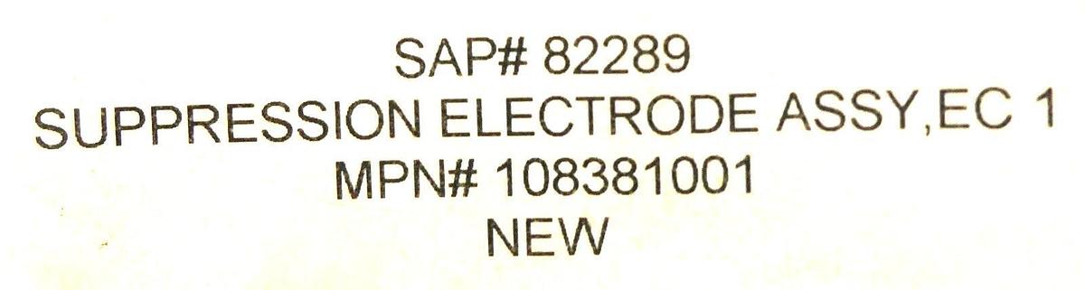 Used Varian Semiconductor 108381001 Electrode Suppression Assembly New Surplus