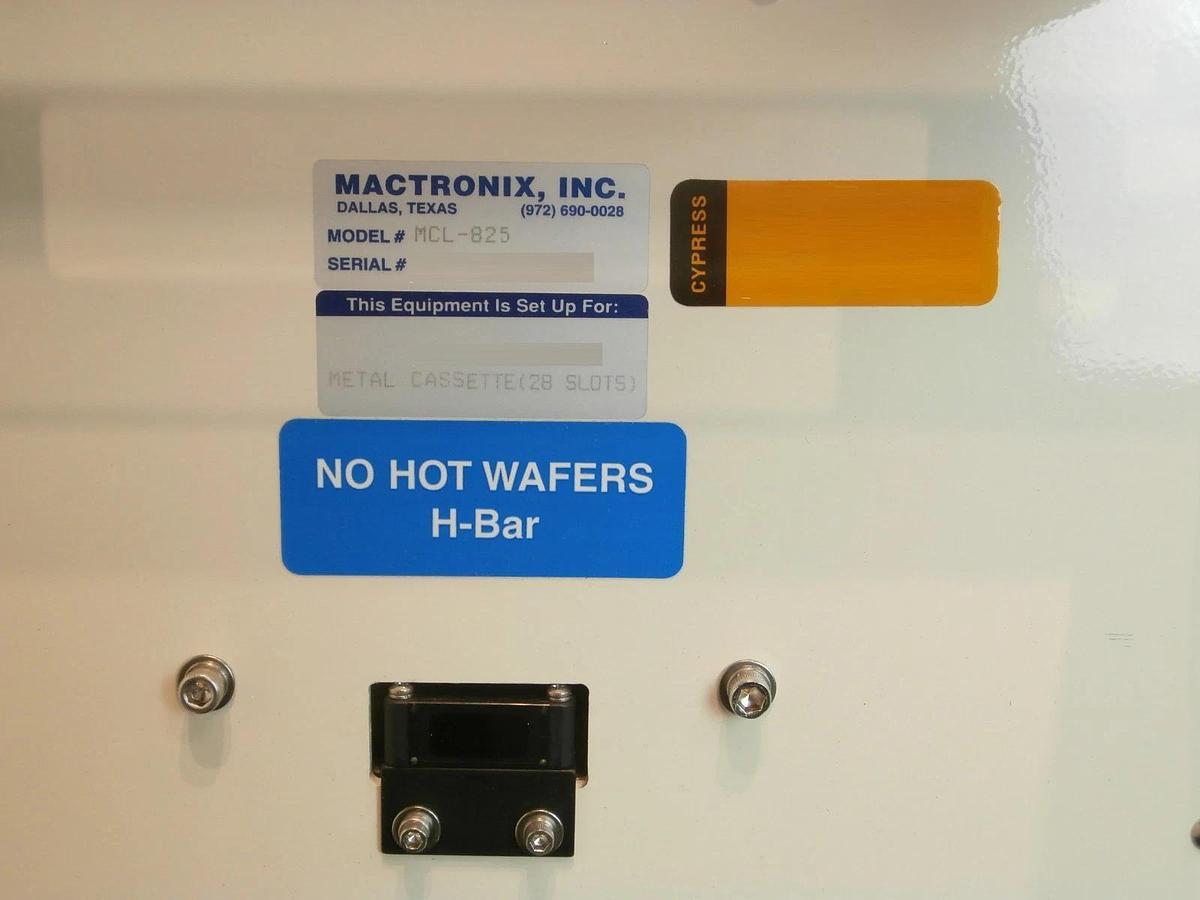 Used Mactronix MCL-825 Transfer Machine MacLite 200mm KA198-80M Metal Cassette Used