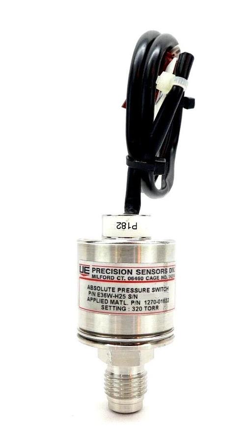 Used UE Precision Sensors Pressure Switch Lot of 5 E36W-L33 E17W-H52 E36W-H25 Spare