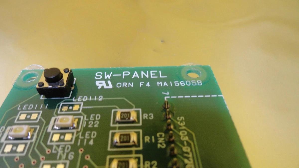 Used TEL Tokyo Electron MA15605B LED Panel Board PCB SW-PANEL Working Spare