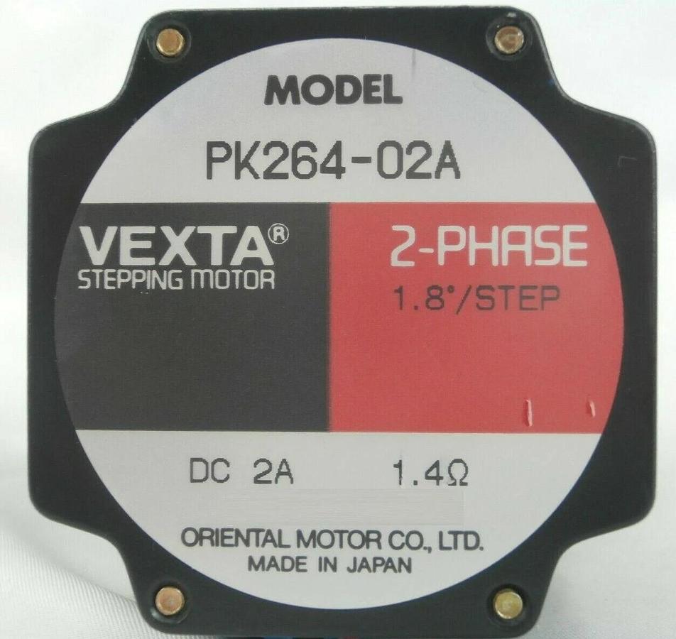 Used Oriental Motor PK264-02A Stepping Motor Bayside NR23S-015 Reseller Lot of 2 Used
