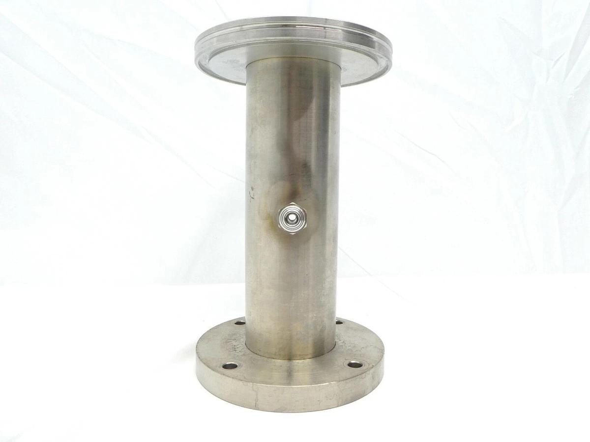 Used Edwards High Vacuum Adapter Tee ISO63 ISO-F to ISO100 ISO-K NW25 4VCR Used