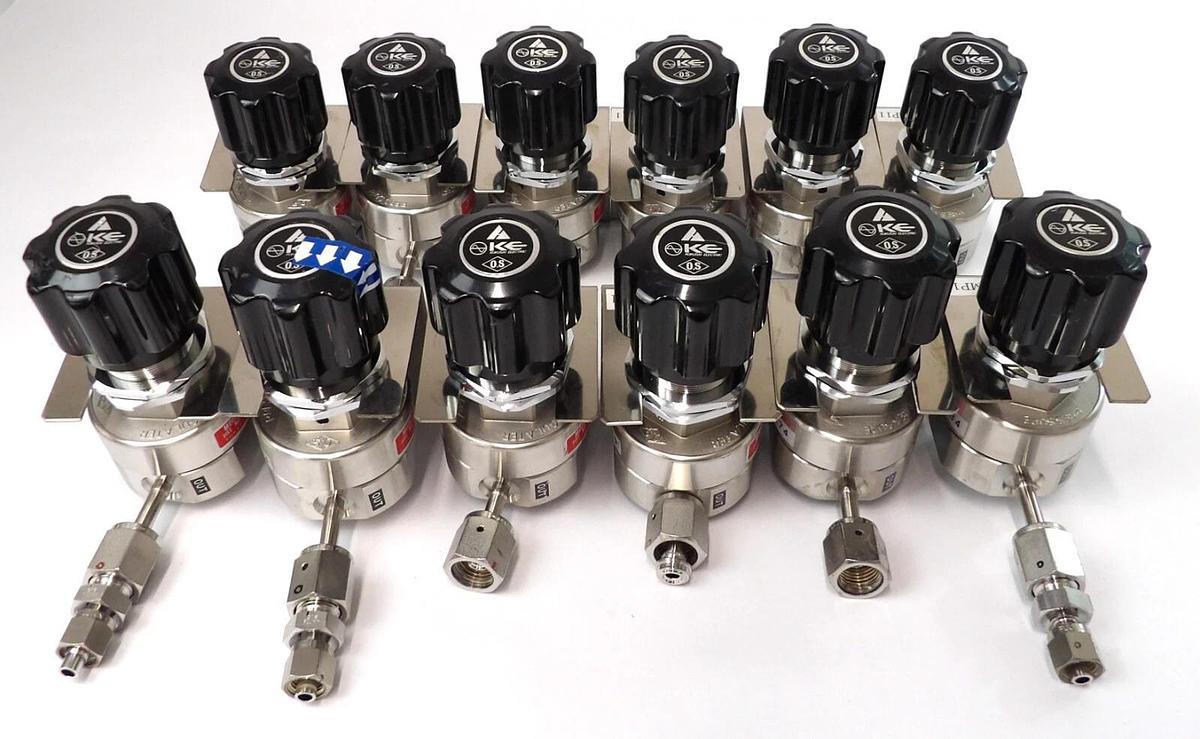 Used Kokusai Electric AK-20 Manual Pressure Regulator Reseller Lot of 12 Working