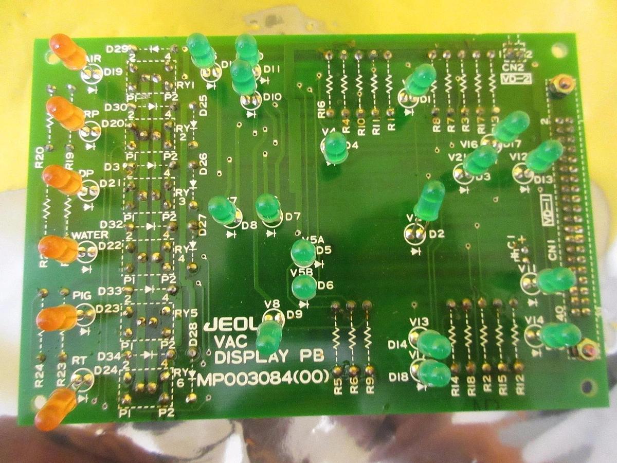 Used JEOL MP003084(00) VAC DISPLAY PB Vacuum LED Display Board PCB JEM-2010F Used