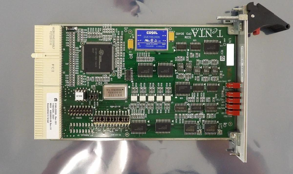 Used MKS Instruments AS00800-08 Quad Serial PCB Card AMAT 0190-23509 Lot of 7 Working