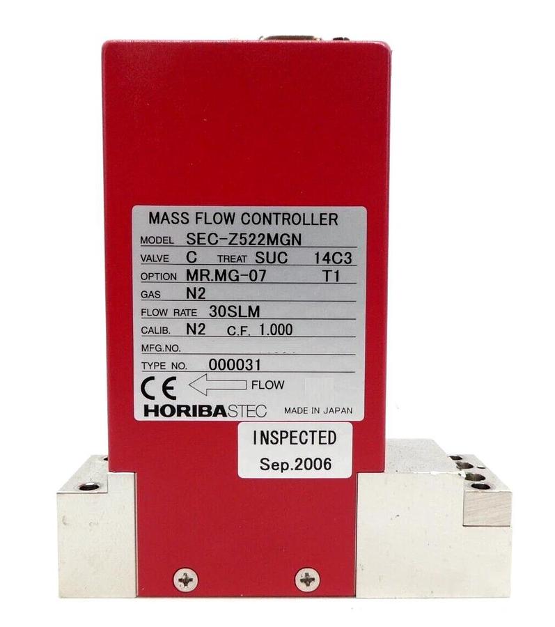 Used Horiba STEC Z500 Mass Flow Controller MFC SEC-Z512MG SEC-Z522MGN Lot of 5 Spare